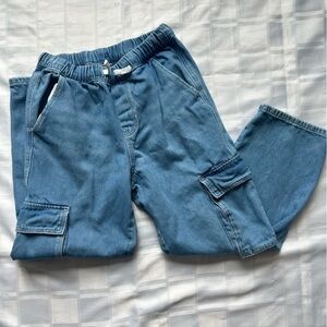 H&M Youth Denim Cargo Joggers